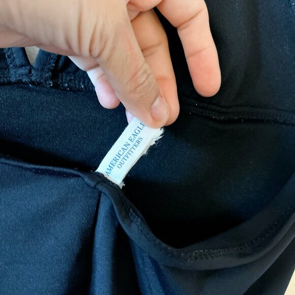 American Eagle Ruched-Side One-Piece Swimsuit - Picture 6 of 7